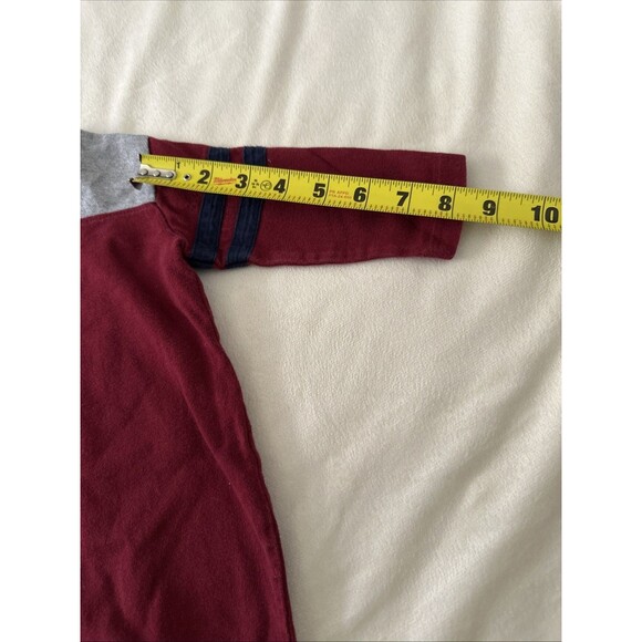Ralph Lauren Vintage Baby Size Small 3-6 Months Romper Boys Maroon Polo Long - Picture 10 of 12